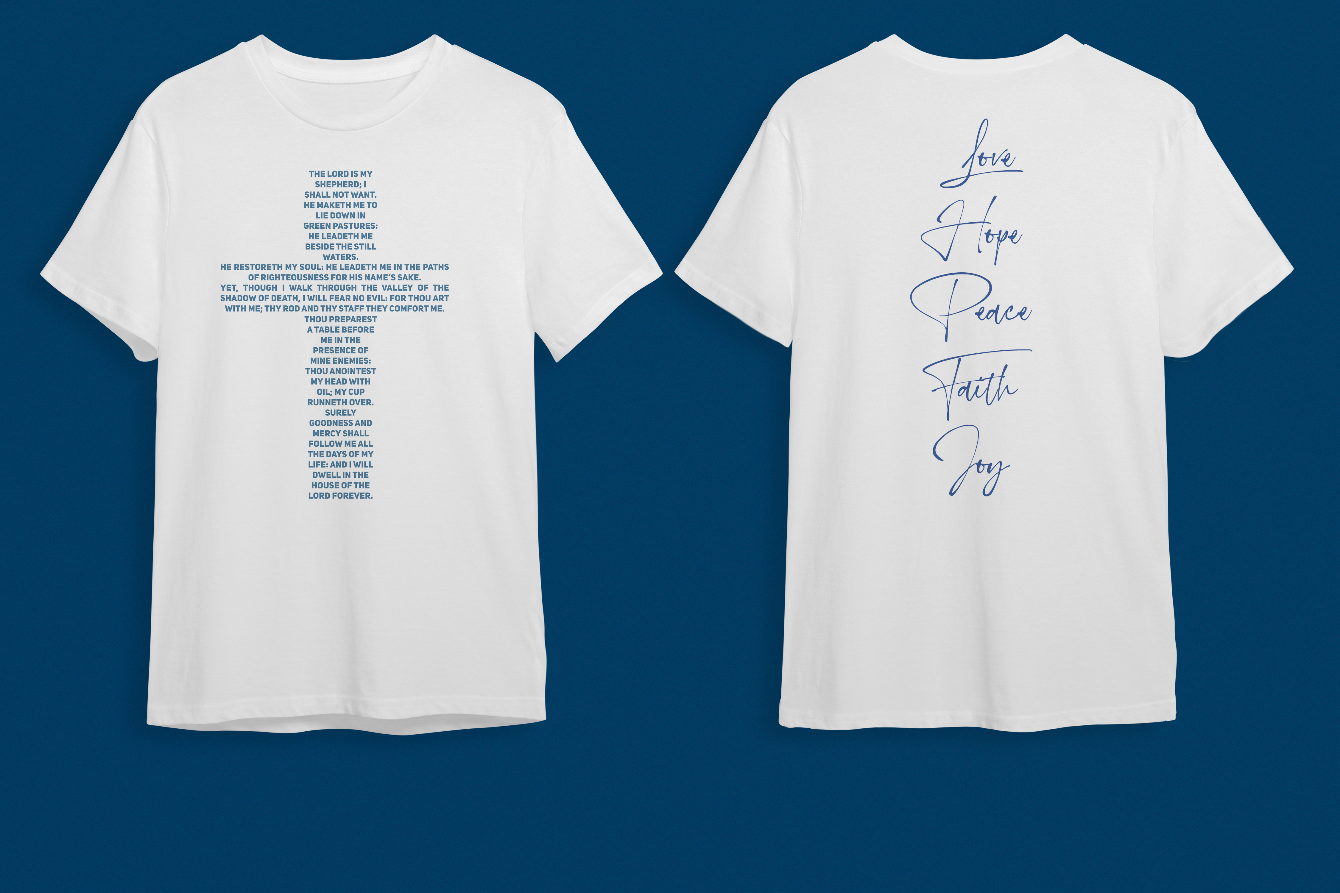 Psalms 23 Christian T-Shirt